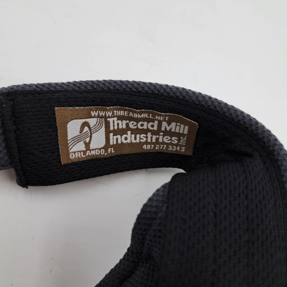 Gray Golf visor Sport.tech Thread Mill Dri weave material Hook-and-loop Back - Picture 7 of 7